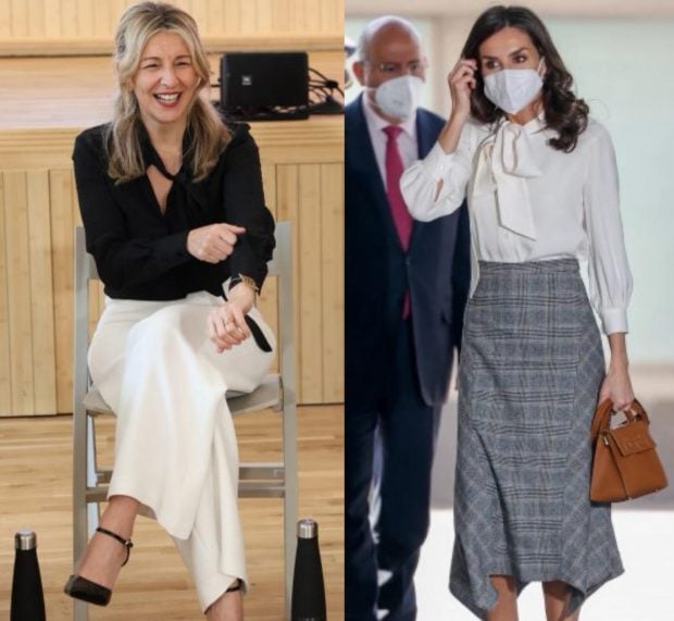 Yolanda Díaz Reina Letizia mismo look