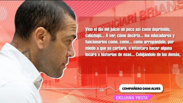 Dani Alves juicio, Joana Sanz, Dani Alves cárcel, Dani Alves antisuicidio