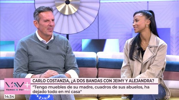 Exnovia Carlo Costanzia, Carlo Costanzia y Alejandra Rubio, Hijo Mar Flores