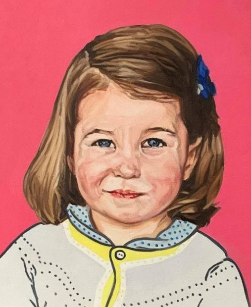 Cuadro Charlotte, Pablo Carbonell, Hermana Pablo Carbonell, Cuadro Camilla, retrato Charlotte