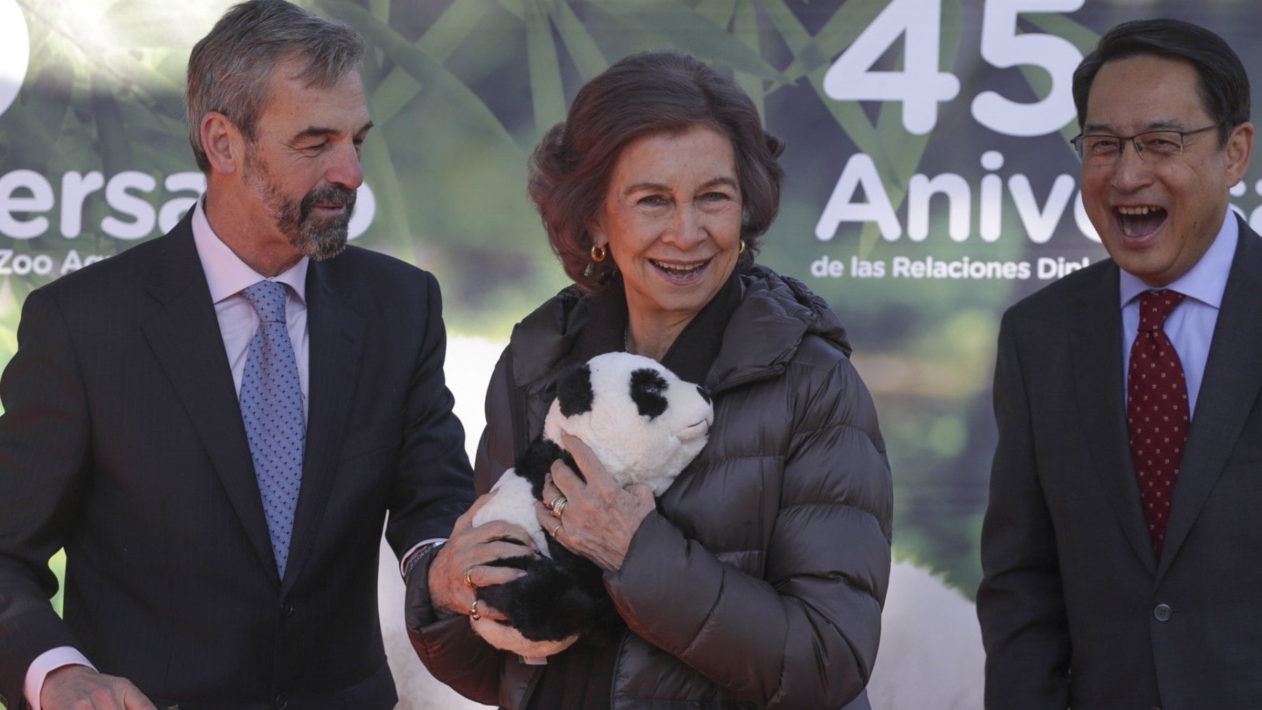 reina sof&iacute;a pandas, los pandas de la reina, los pandas del zoo de madrid