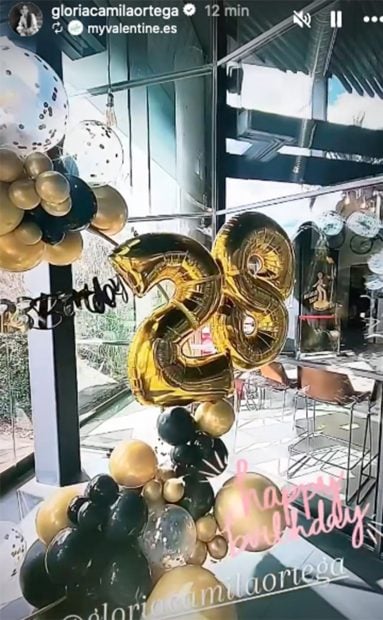 Gloria Camila, Roc&iacute;o Flores, cumplea&ntilde;os de Gloria Camila
