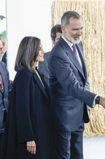 felipe letizia paseo, reyes espa&ntilde;a, 