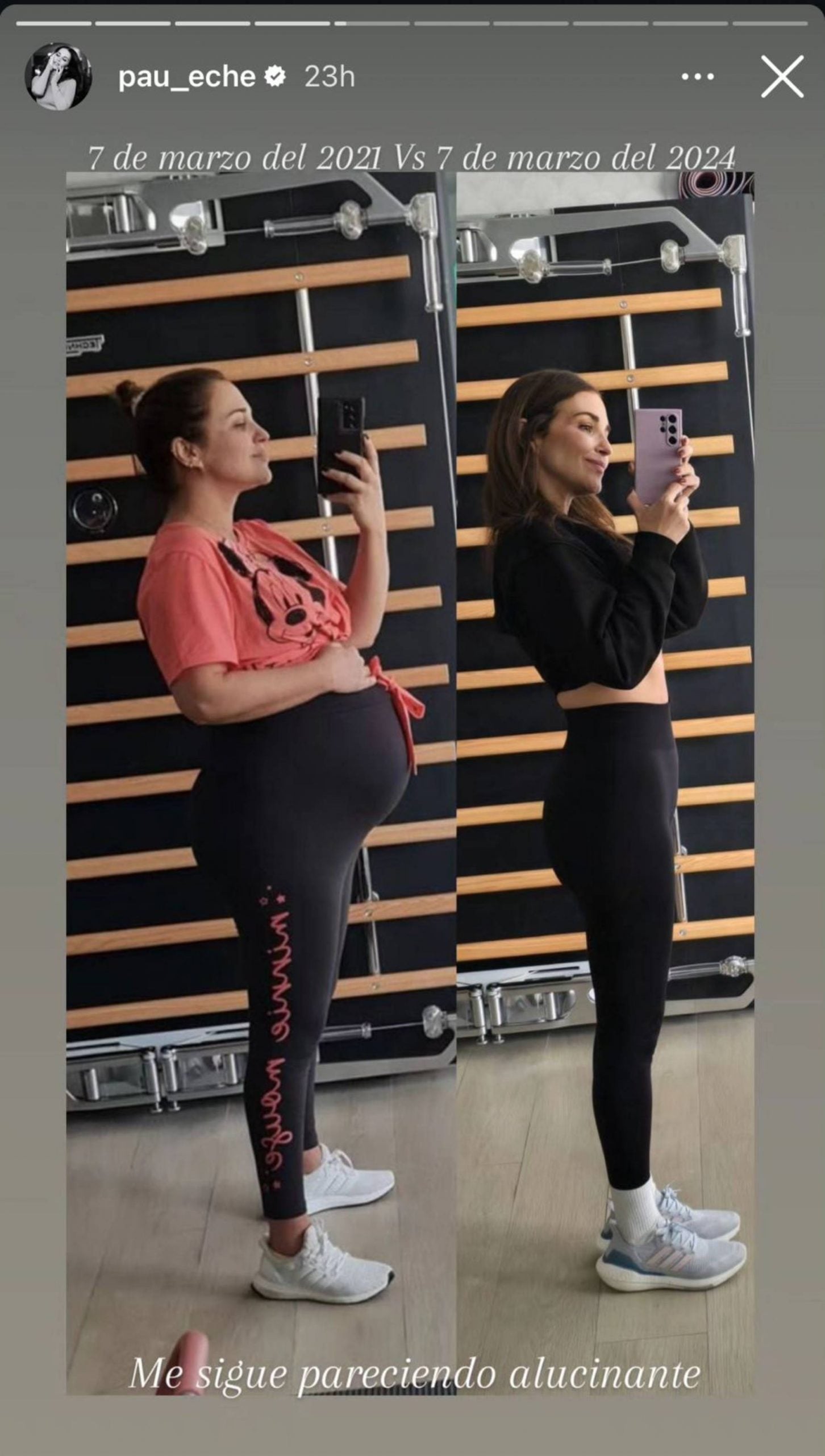 Paula Echevarr&iacute;a, Paula Echevarr&iacute;a cambio f&iacute;sico, embarazo Paula Echevarr&iacute;a 