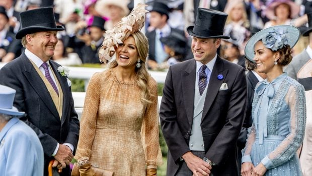 Kate Middleton, rey Guillermo de Holanda, pr&iacute;ncipe Guillermo
