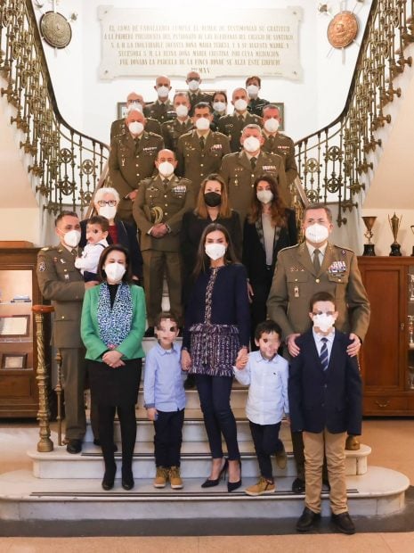 Reina Letizia beb&eacute; gand&iacute;a