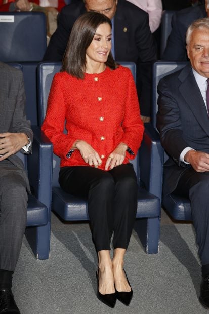 Reina Letizia, chaqueta roja 