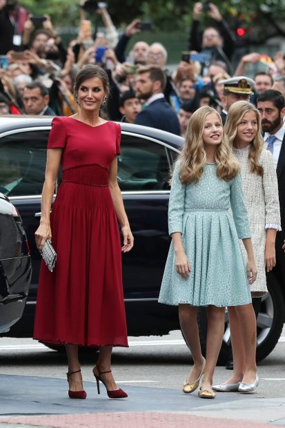 reina Letizia rojo