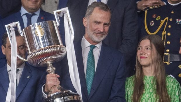 Rey Felipe VI, la infanta Sof&iacute;a