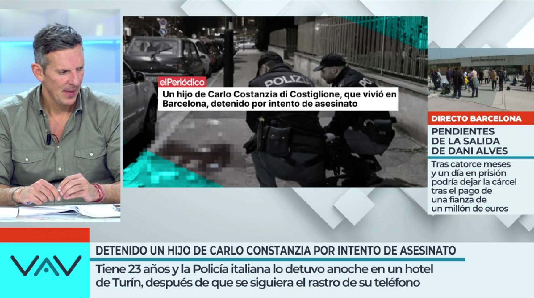 Carlo Costanzia, hermano Carlo Costanzia, Pietro Costanzia
