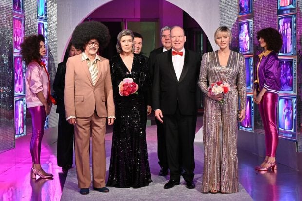 Los pr&iacute;ncipes de M&oacute;naco, familia grimaldi,