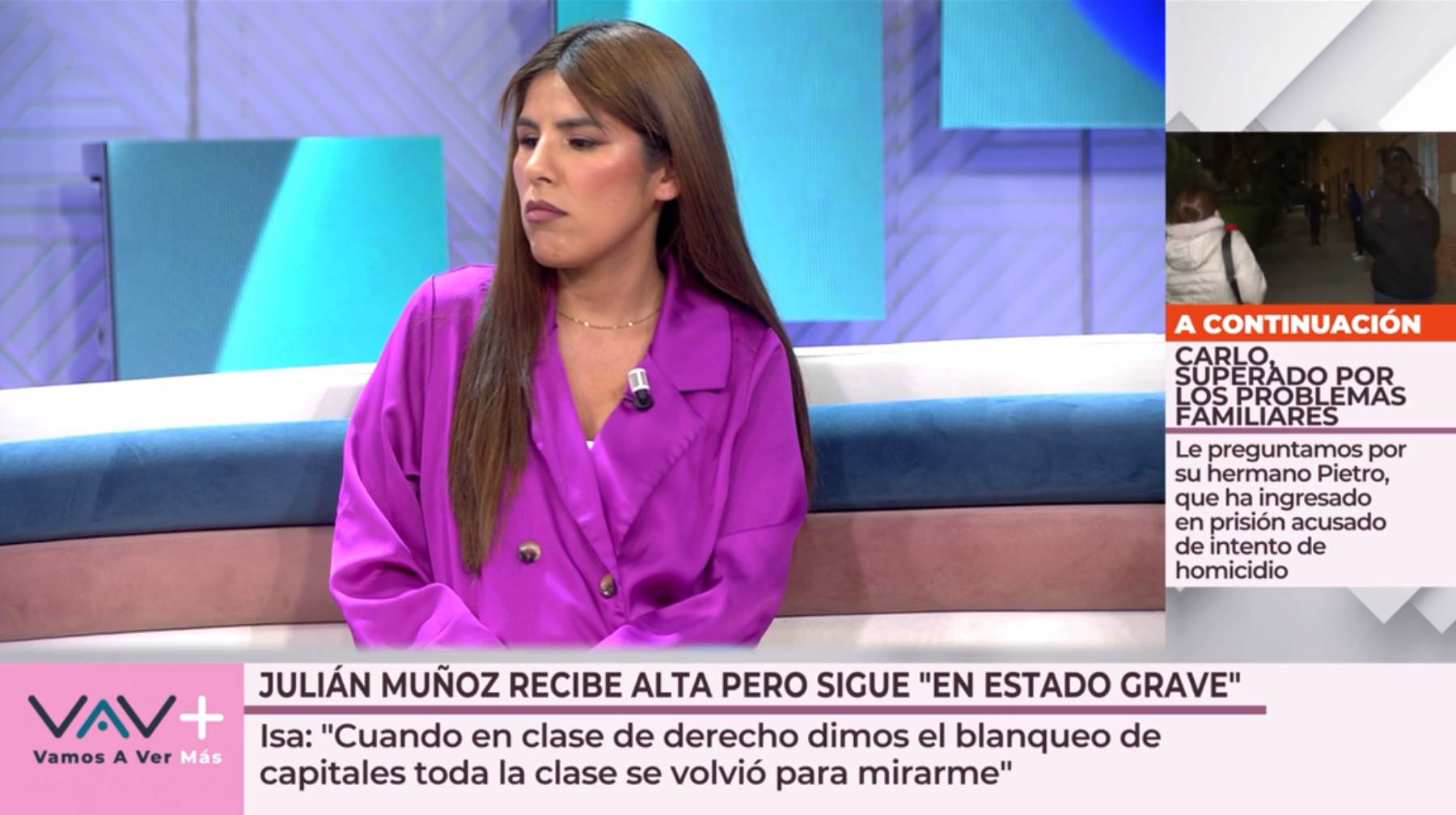 Isa Pantoja, Isa Pantoja Juli&aacute;n Mu&ntilde;oz, salud Juli&aacute;n Mu&ntilde;oz