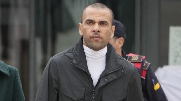 Dani Alves, salida de prisi&oacute;n Dani Alves, Joana Sanz