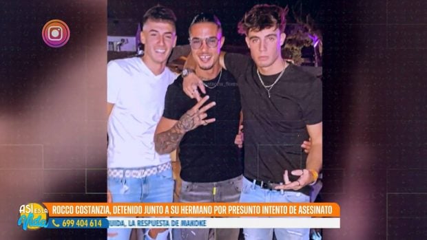 Carlo Costanzia hermano, Rocco Costanzia, Pietro Costanzia, hijo Mar Flores, Carlo Costanzia padre, Pietro detenido