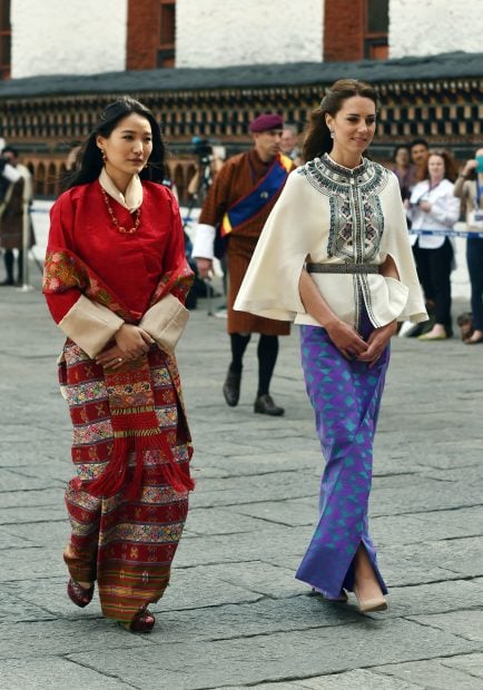 Kate Middleton y Jetsun Pema, reina de But&aacute;n. / GTRES