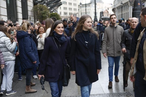 los Reyes en semana santa, la familia real en semana santa