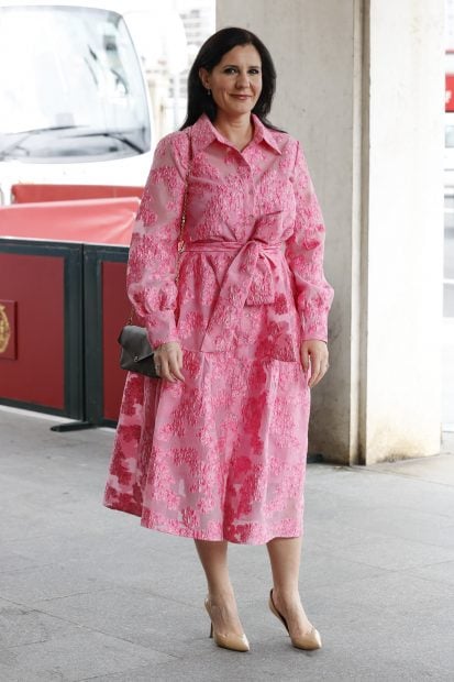 Leonor, vestido rosa