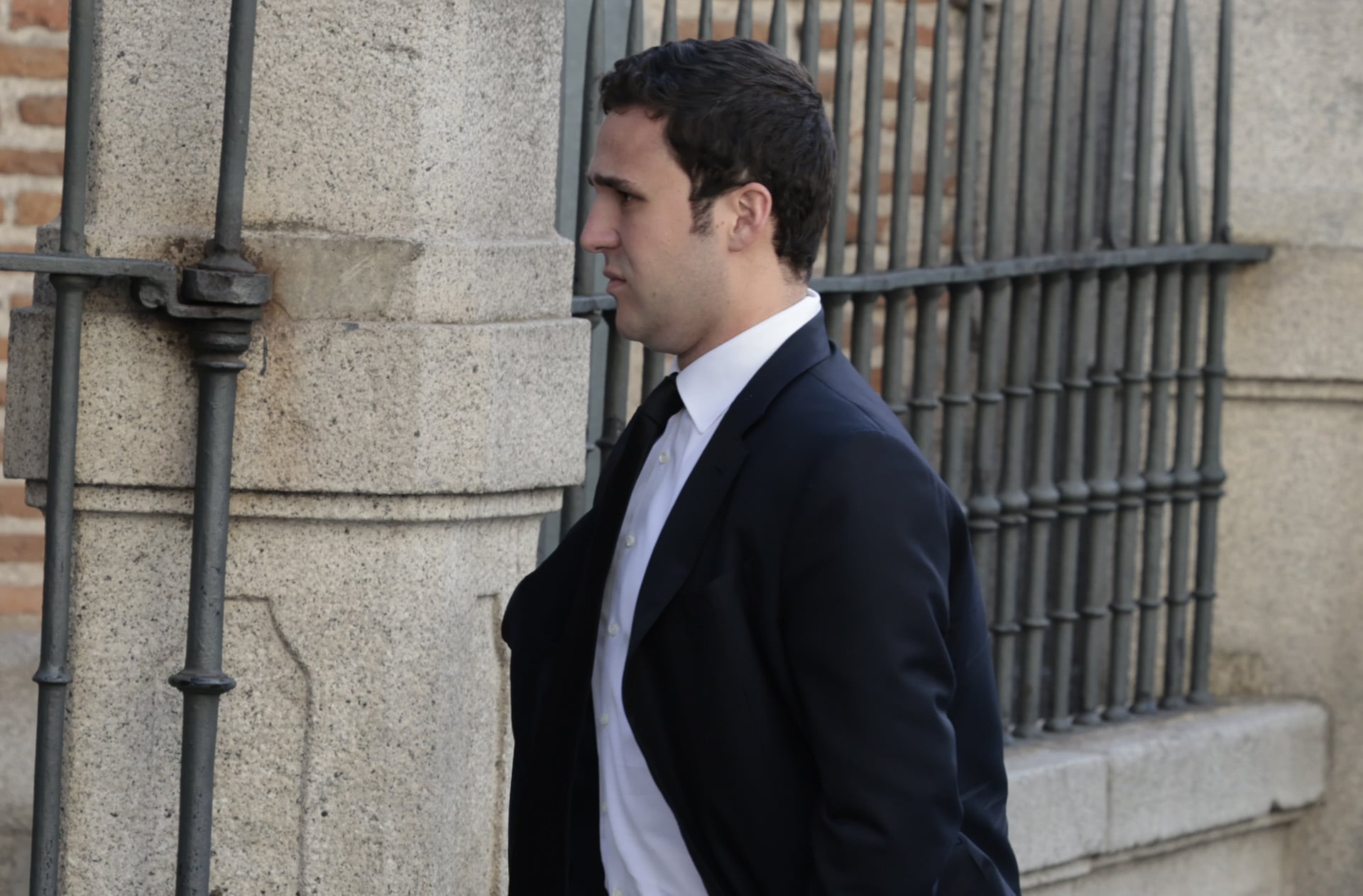 Froil&aacute;n, en el funeral de Fernando G&oacute;mez-Acebo /. GTRES