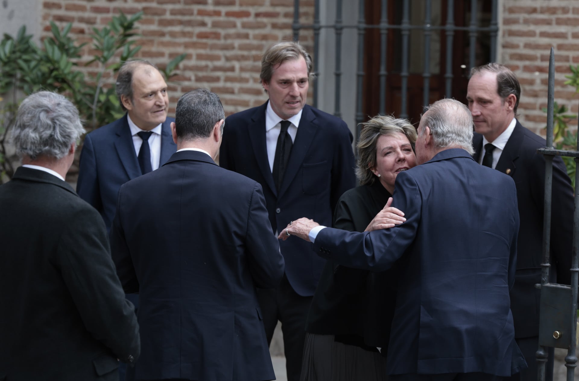 Juan Carlos I, en el funeral de Fernando G&oacute;mez-Acebo /. GTRES
