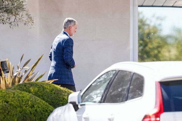 Ingreso Reina Sofía, Rey Felipe hospital, Rey Felipe visita madre