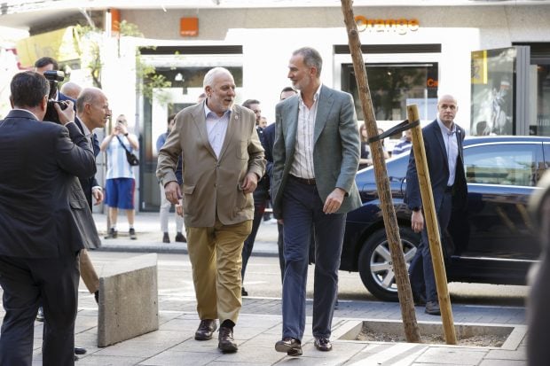 el rey felipe vi en un cine, rey y el cine