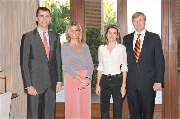 Los entonces príncipes herederos de España y Países Bajos en 2008. ( Foto: Gtres)