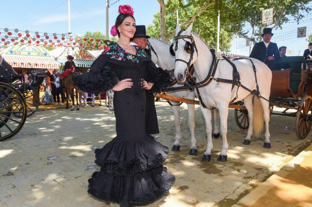 Feria de Abril, trajes Feria de Abril, Famosas Feria de Abril, trajes de flamenca, mejores vestidas Feria