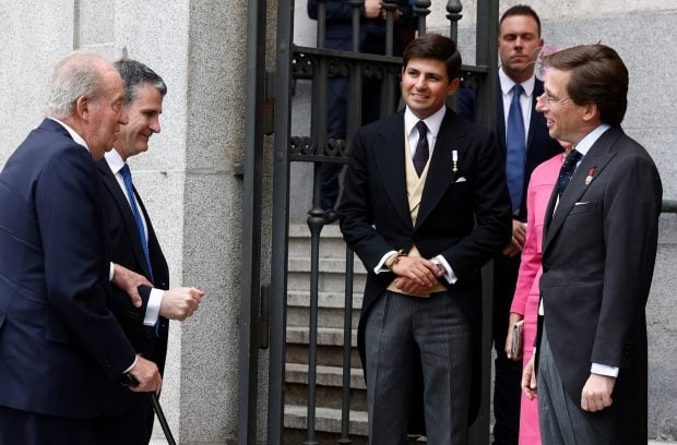 Juan Urquijo en la boda de su hermana Teresa (Foto: Gtres)
