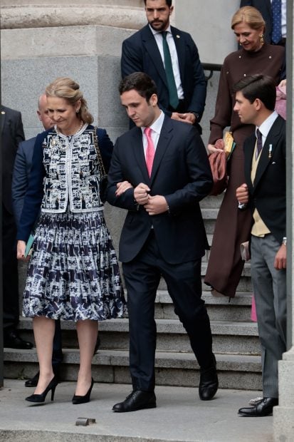 a infanta Cristina y Juan Urquijo en la boda de Teresa Urquijo (Foto: Gtres)