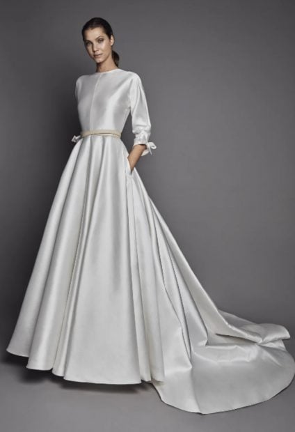 Diseño de novia inspiración vestido de la reina