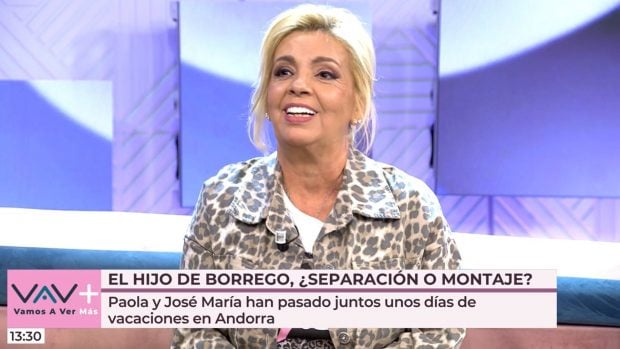 Sálvame, Belén Esteban María Patiño, hijo Carmen Borrego, Quickie