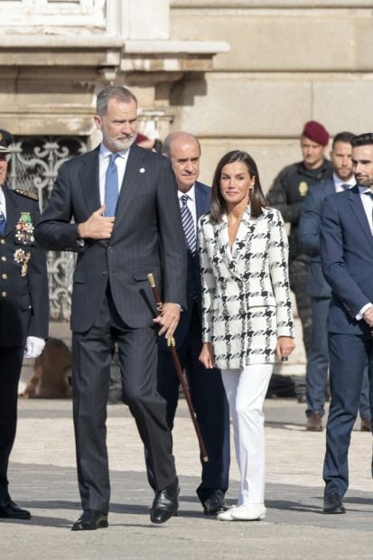 Reina Letizia, Rey Felipe, zapatillas
