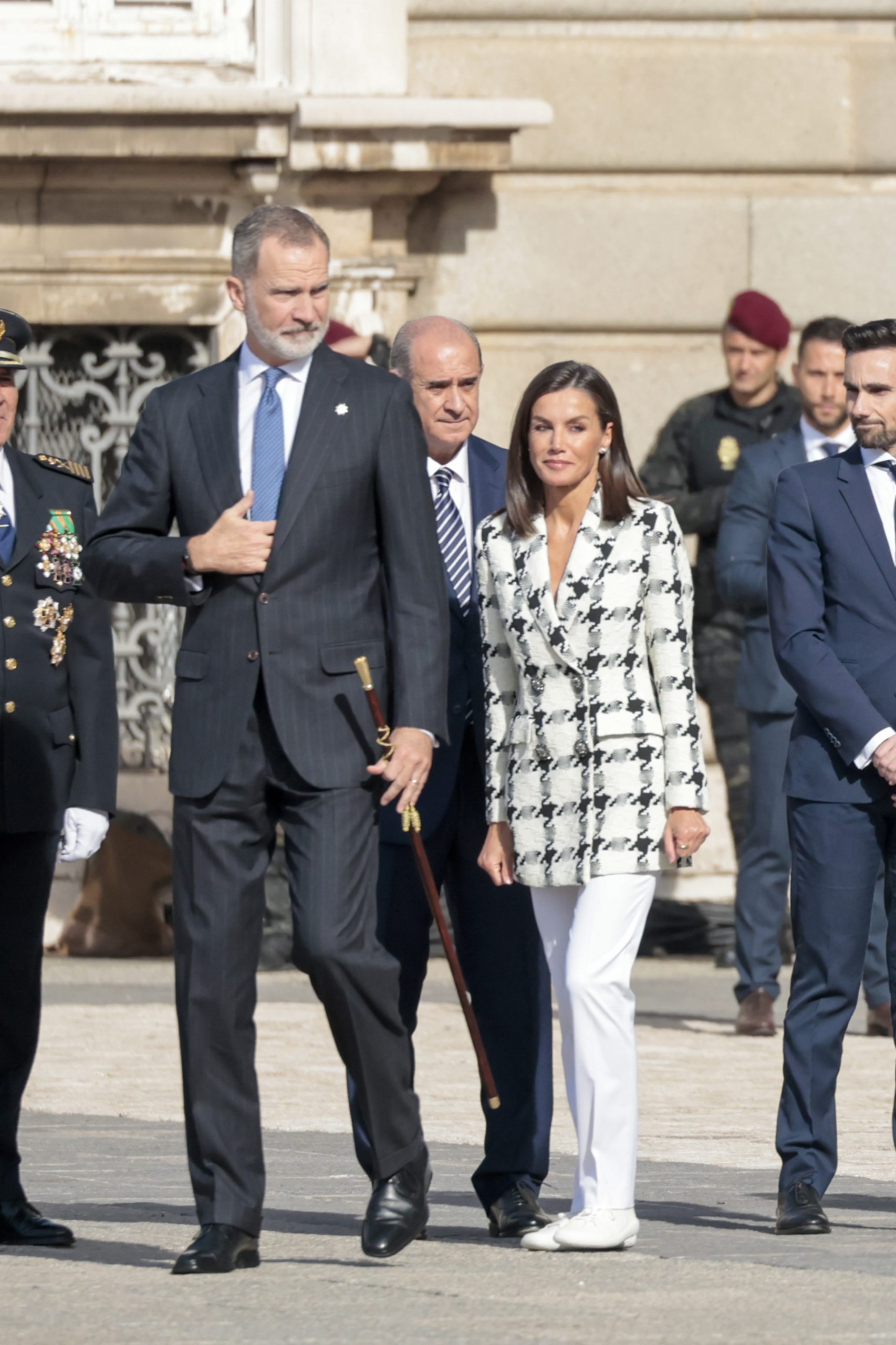Reina Letizia, Rey Felipe, zapatillas