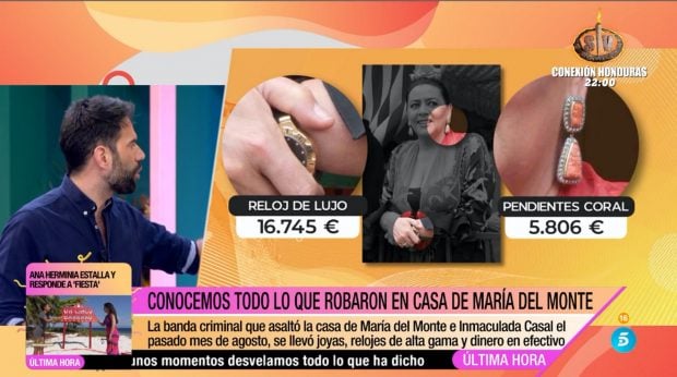 robo maria del monte, relojes joyas maria del monte, Imagen de Fiesta robo maria del monte, 