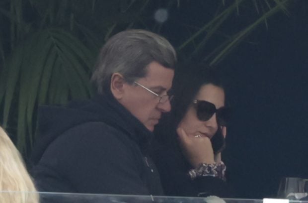 Cayetano Martínez de Irujo con Bárbara Mirjan, novia Cayetano Martínez de Irujo con Bárbara Mirjan,