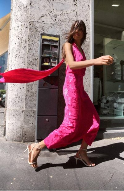 vestido invitada zara