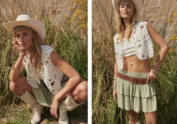 Botas cowboy planas de Stradivarius