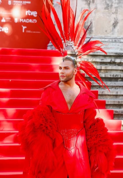 Eduardo Navarrete, Academia de la Moda espa&ntilde;ola, alfombra roja premios moda, vestidos premios moda espa&ntilde;ola