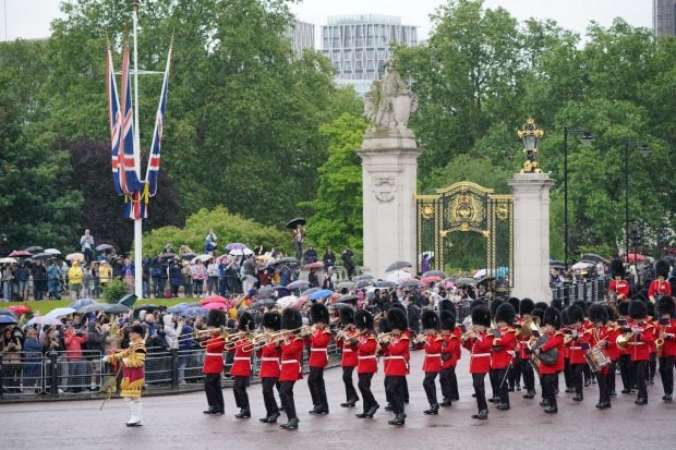 Trooping the colour, desfile Trooping the colour, 