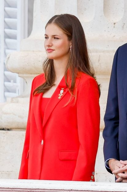 Leonor en el 10&ordm; aniversario de la proclamaci&oacute;n de Felipe VI. (Foto: Gtres)