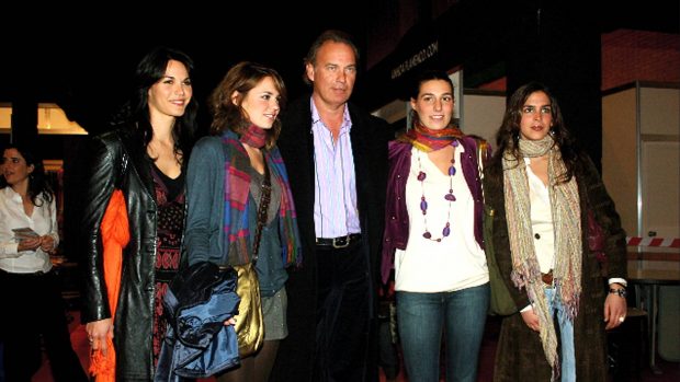 Bert&iacute;n Osborne, Ana Cristina Portillo, hija Sandra domecq, Boda Ana Cristina Portillo