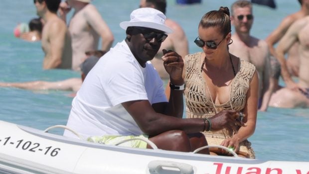 Michael Jordan, Michael Jordan ibiza, mujer Michael Jordan, Yvette Prieto