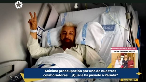 Jos&eacute; Manuel Parada, parada ingresado, parada operado, juntos telemadrid