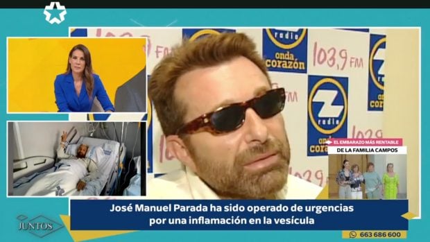 Jos&eacute; Manuel Parada, Parada hospital, Parada alta hospitalaria