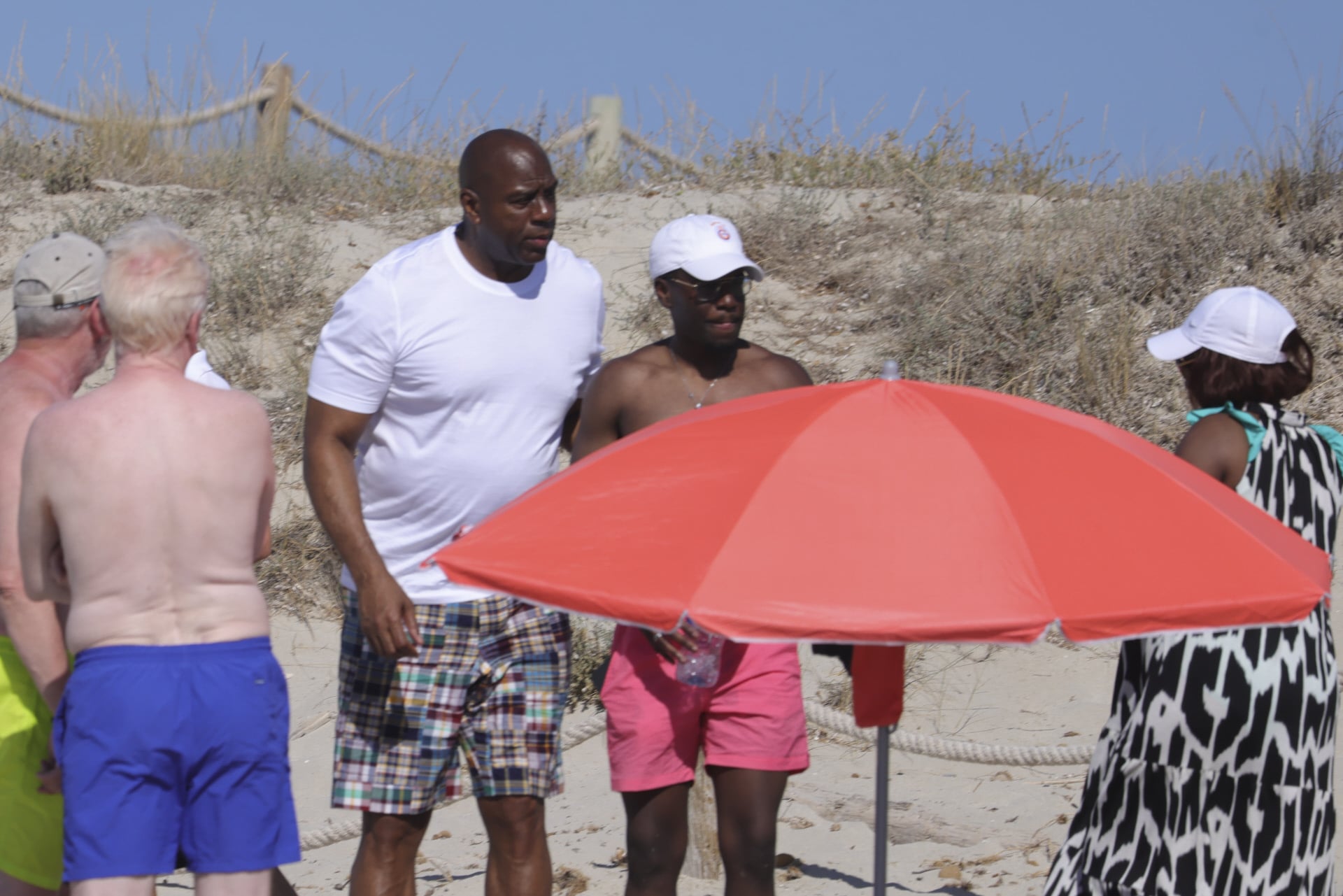 Magic Johnson, en Ibiza.