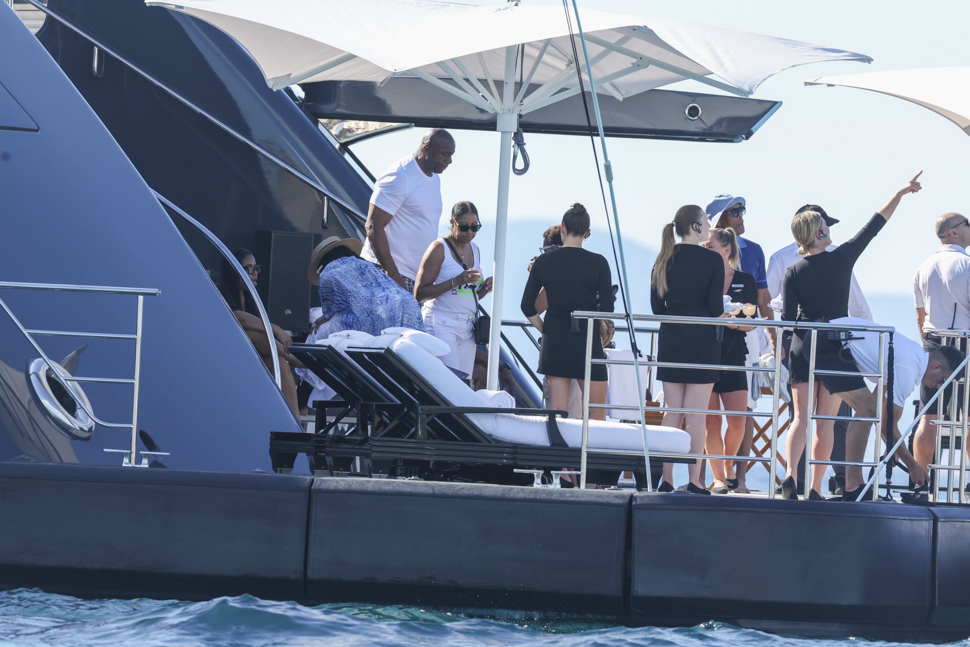 Magic Johnson, en Formentera.