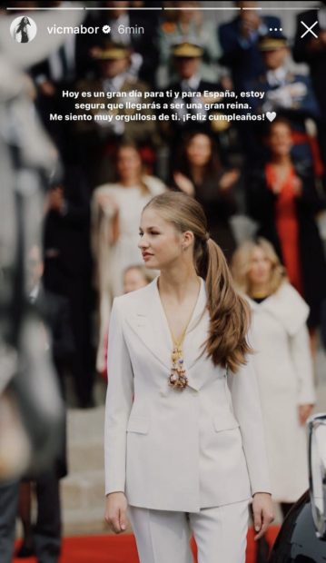 Leonor despachos, leonor cadete, tomas p&aacute;ramo, infanta sof&iacute;a