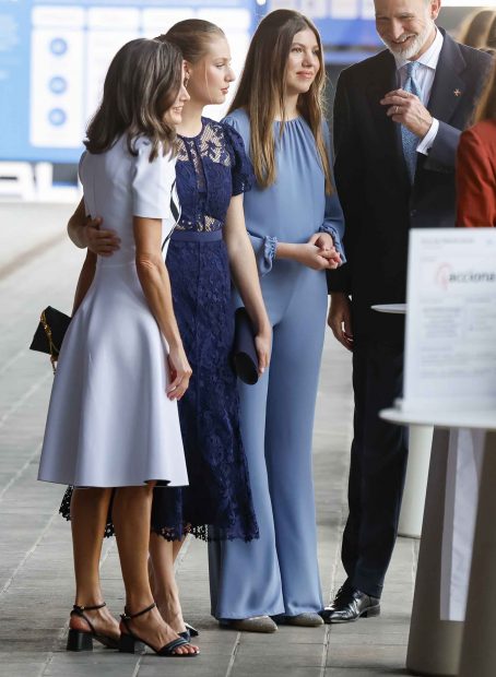 Infanta Sof&iacute;a, Reina Letizia