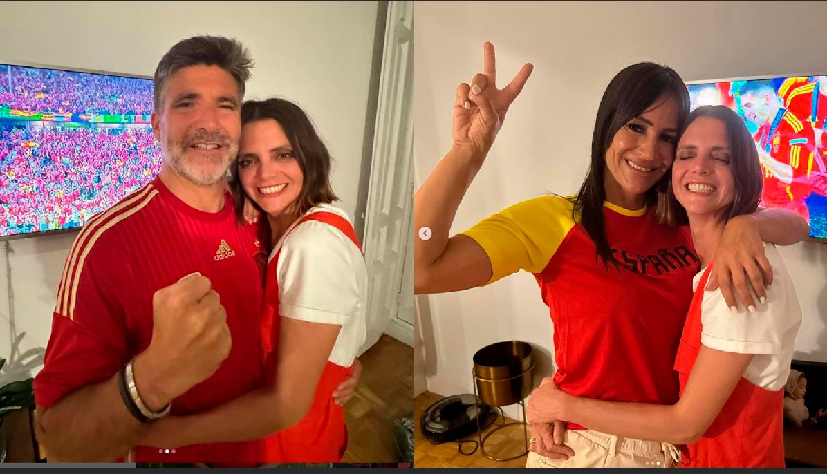 Bego&ntilde;a Villac&iacute;s y To&ntilde;o Sanch&iacute;s junto a Macarena G&oacute;mez (Foto: Instagram)