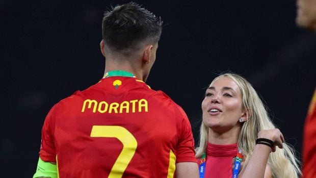 Álvaro Morata, Alice Campello, Eurocopa